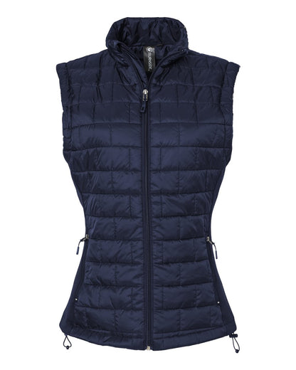 Burnside Women's Elemental Puffer Vest 5703 #color_Navy