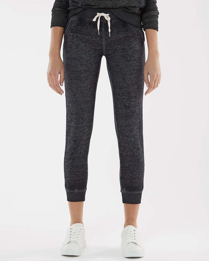 J. America Women’s Vintage Zen Fleece Joggers 8944 #colormdl_Twisted Black