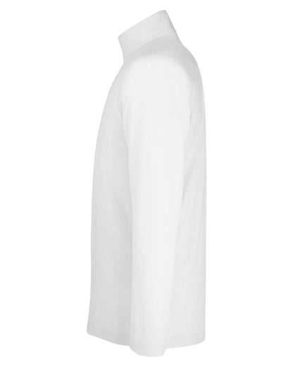 CORE365 Men's Fusion ChromaSoft™ Pique Quarter-Zip Pullover CE405 #color_White