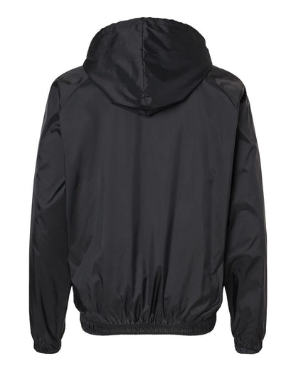 Burnside Mentor Hooded Coach's Jacket 9728 #color_Black