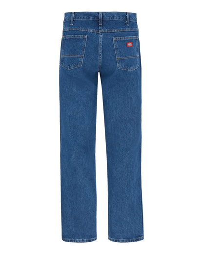 Dickies 5-Pocket Jeans - Odd Sizes 1329ODD #color_Stonewashed Indigo Blue - 30I