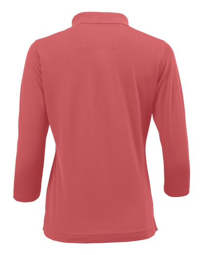 Paragon Women's Lady Palm Three-Quarter Sleeve Polo 120 #color_Melon