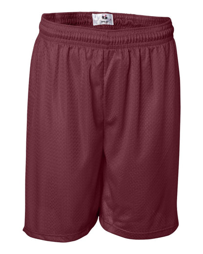 Badger Pro Mesh 7" Shorts 7207 #color_Cardinal