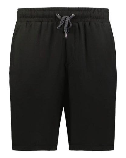 Holloway Youth Eco Revive™ Ventura Soft Knit Shorts 223604 #color_Black