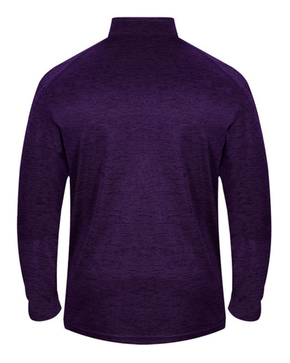 Badger Tonal Blend Quarter-Zip Pullover 4172 #color_Purple Tonal Blend