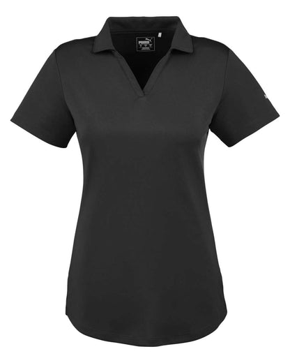 Puma Golf Women's Icon Golf Polo 596800 #color_Puma Black