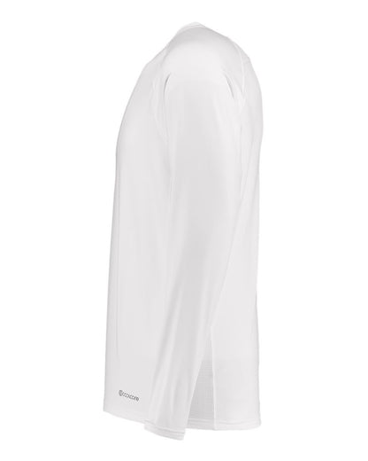 Holloway Youth Electrify CoolCore® Long Sleeve T-Shirt 222670 #color_White