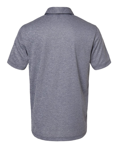 Adidas Men's Space Dyed Polo A591 #color_Collegiate Navy Melange