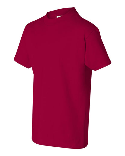 Hanes Authentic Youth T-Shirt 5450 #color_Deep Red