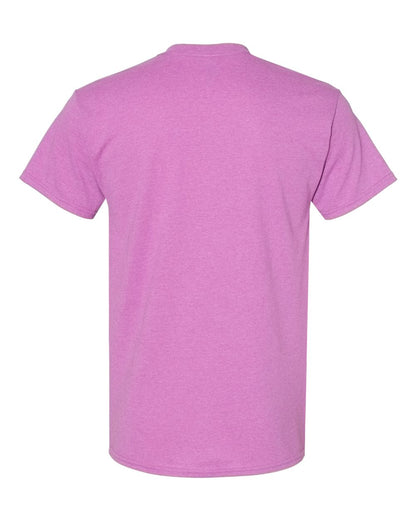 Gildan Unisex Heavy Cotton™ T-Shirt 5000 #color_Heather Radiant Orchid