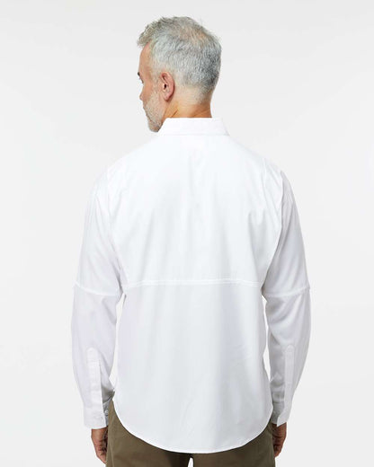 Paragon Men's Kitty Hawk Performance Fishing Shirt 702 #colormdl_White
