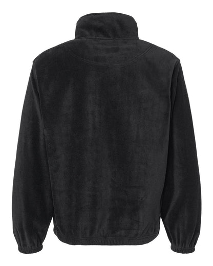 Burnside Polar Fleece Quarter-Zip Pullover 3052 #color_Black