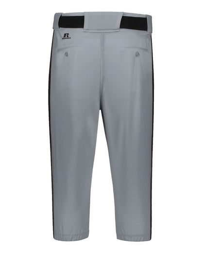 Russell Athletic Unisex 2.0 Piped Diamond Series Knickers R21LGM #color_Baseball Grey/ Black