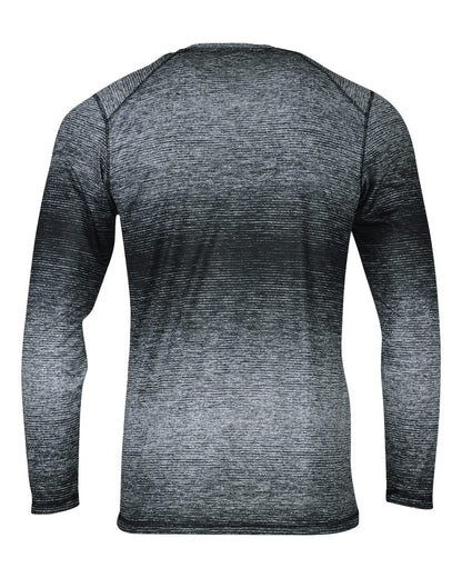 Paragon Men's Mirage Performance Long Sleeve T-Shirt 234 #color_Black