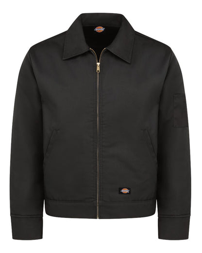 Dickies Unisex Tall Insulated Industrial Eisenhower Jacket - Tall Sizes TJ55T #color_Black