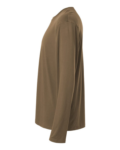 AllPro Unisex Pro-Lock Performance Long Sleeve T-Shirt 48400 #color_Cigar