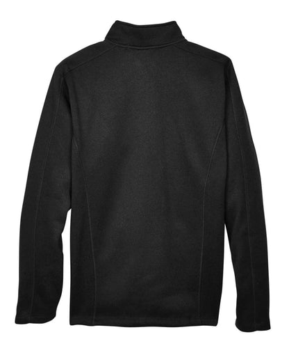 Devon & Jones Men's Bristol Full-Zip Sweater Fleece Jacket DG793 #color_Black