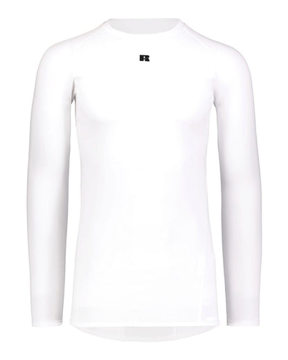 Russell Athletic Unisex CoolCore­® Long Sleeve Compression Shirt R20CPM #color_White
