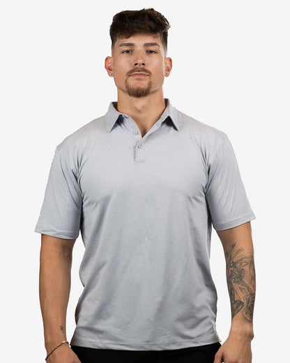 Burnside Men's Dawn to Dusk Polo 0900 #colormdl_Heather Light Grey