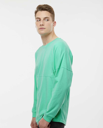 J. America Unisex Game Day Jersey Long Sleeve T-Shirt 8229 #colormdl_Mint