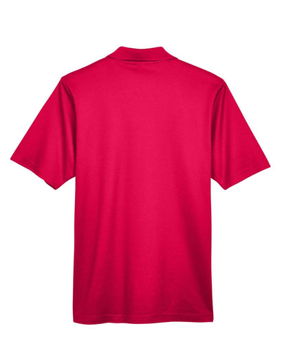 Devon & Jones Men's CrownLux Performance® Plaited Polo DG20 #color_Red