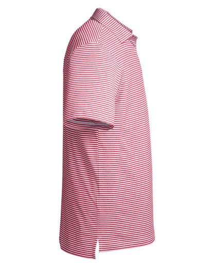 vineyard vines Men's Heathered Winstead Sankaty Polo G011145 #color_Light House Red