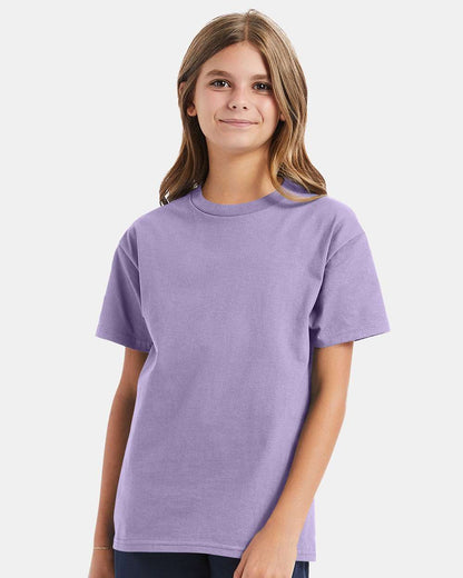 Hanes Youth Authentic T-Shirt 5450 #colormdl_Lavender