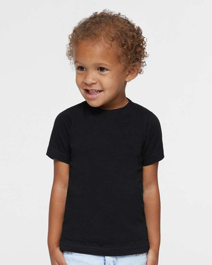 Rabbit Skins Toddler Fine Jersey Tee 3321 #colormdl_Black