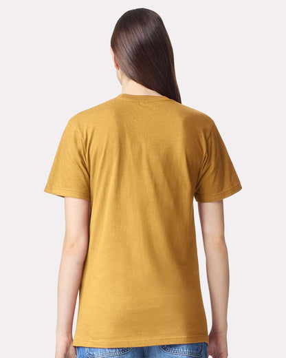 American Apparel Unisex Fine Jersey Tee 2001 #colormdl_Mustard
