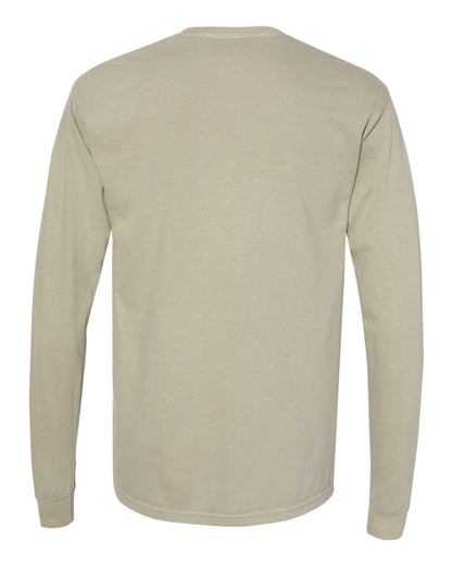 Comfort Colors Unisex Garment-Dyed Heavyweight Long Sleeve T-Shirt 6014 #color_Sandstone