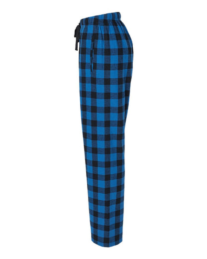 Boxercraft Women's Haley Flannel Pants BW6620 #color_Royal/ Black Buffalo