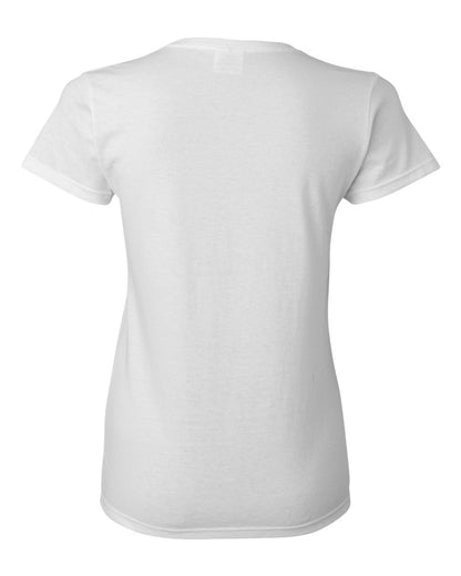 Gildan Women's Heavy Cotton™ T-Shirt 5000L #color_White