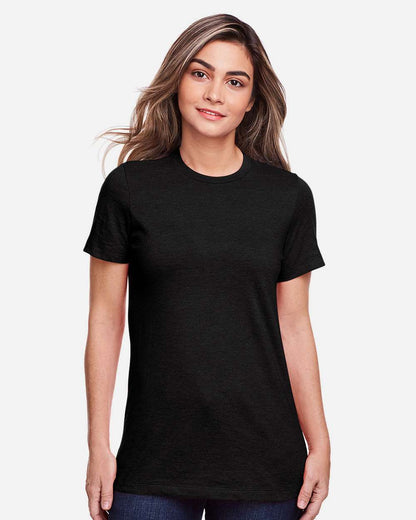 Gildan Women's Softstyle® CVC T-Shirt 64001LCVC #colormdl_Pitch Black