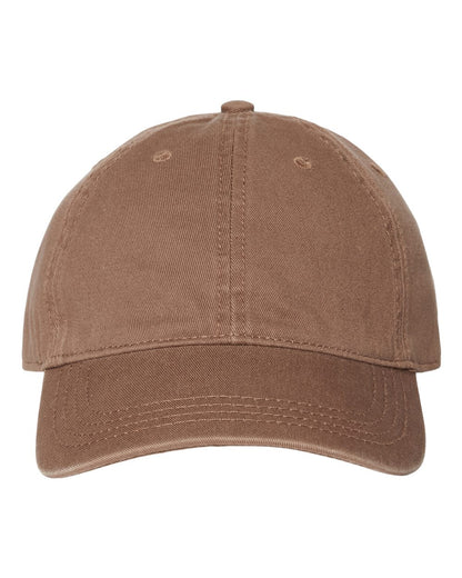 CAP AMERICA Relaxed Golf Dad Hat i1002 #color_Brown