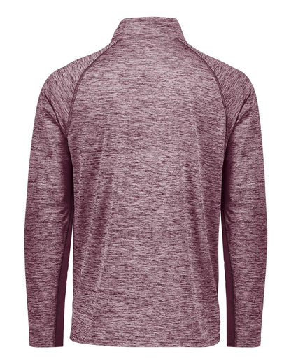 Holloway Men's Electrify CoolCore® Quarter-Zip Pullover 222574 #color_Maroon Heather