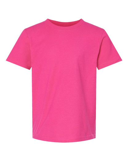 Tultex Youth Fine Jersey T-Shirt 235 #color_Fuchsia