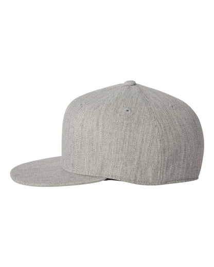 Flexfit 210® Flat Bill Cap 6210FF #color_Heather Grey