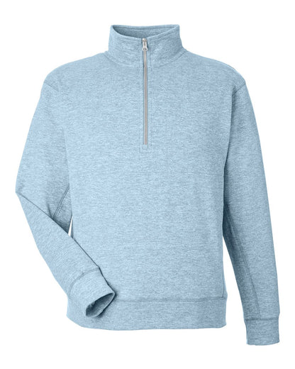 J. America Unisex Electric Fleece Quarter-Zip Sweatshirt 8741 #color_Electric Sky