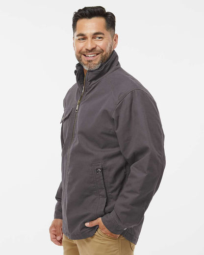 DRI DUCK Endeavor Canyon Cloth™ Canvas Jacket with Sherpa Lining 5037 #colormdl_Charcoal