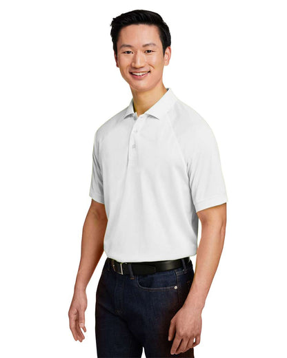 Harriton Men's Charge Snag and Soil Protect Polo M208 #colormdl_White