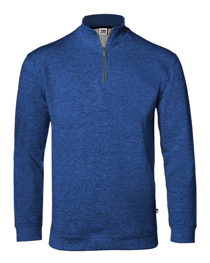 Badger FitFlex French Terry Quarter-Zip Sweatshirt 1060 #color_Royal