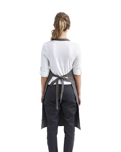 Artisan Collection by Reprime Organic Cotton Bib Apron RP102 #colormdl_Dark Grey