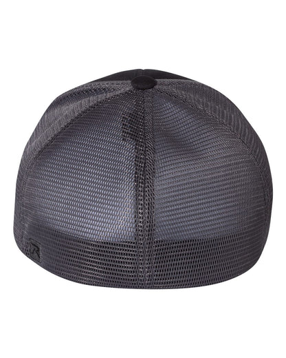 Richardson Pulse Sportmesh R-Flex Cap 172 #color_Black/ Charcoal Split