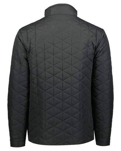 Holloway Men's Repreve® Eco Quilted Jacket 229516 #color_Black