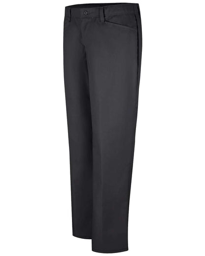 Red Kap Women's Extended Sizes Work N Motion Pants PZ33EXT #color_Black - Unhemmed