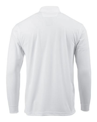 Paragon Men's Prescott Long Sleeve Polo 110 #color_White
