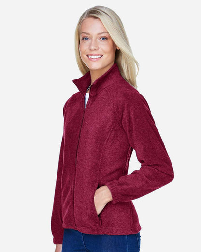 Harriton Women's Full-Zip Fleece M990W #colormdl_Wine