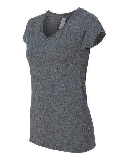 Gildan Women's Softstyle® V-Neck T-Shirt 64V00L #color_Dark Heather