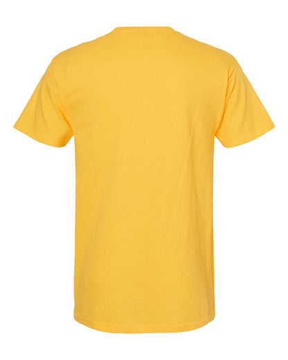 M&O Men's Gold Soft Touch T-Shirt 4800 #color_Yellow