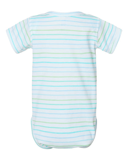 Rabbit Skins Infant Fine Jersey Bodysuit 4424 #color_Marine Stripe